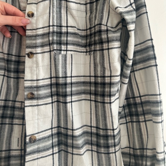 Aeropostale Flannel B&W - Picture 3 of 5